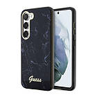 Guess Galaxy S23 Plus Mobilskal Marble Svart