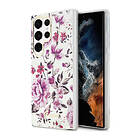 Guess Galaxy S23 Ultra Mobilskal Flower Collection Vit