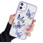 Butterfly Bling Star Skal till iPhone 13 Purple