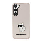 Karl Lagerfeld Galaxy S23 Plus Mobilskal Ikonik Choupette Rosa