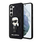 Karl Lagerfeld Galaxy S23 Skal Saffiano Monogram Ikonik Svart