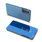 S22 Plus Fodral Clear View Blå
