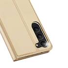 Dux Ducis Galaxy S23 Plus Plånboksfodral Skin Pro Guld