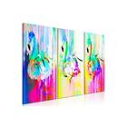 Tavla Colourful Flamingos 3 Parts 90x60 sp. z o. TM-N7916-DK