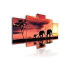 Tavla African Elephants Family 200x100 sp. z o. TM-N1548-DKX