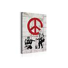 Tavla Soldiers Painting Peace By Banksy 60x90 sp. z o. TM-N4155-DKX