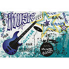 Dimex Tapet Blue Guitar Non Woven 375x250 cm MS-5-0323