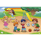 Dimex Tapet Kids In Playground Non Woven 375x250 cm MS-5-0339