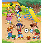 Dimex Tapet Kids In Playground in Non Woven 225x250 cm MS-3-0339