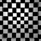 Idealdecor Tapet Non-Woven Black White Squares 968