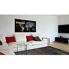 Tavla The World is not enough Triptych 90x60 sp. z o. TM-N2146-DK