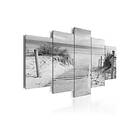 Tavla On The Beach Black And White 100x50 Artgeist sp. z o. TM-N3278