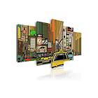 Tavla The Streets Of New York City In Cartoons 100x50 sp. z o. TM-N1636