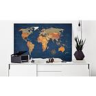 Tavla World Map: Ink Oceans 60x40 sp. z o. TM-N5872