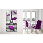 Tavla Paris: Purple Umbrellas 60x120 sp. z o. TM-N5992-DK