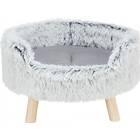 Trixie Harvey sofa, 60x28x54 cm, grå/hvid-sort