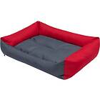 Hobbydog Eco bed Red sides and gray mattress XL