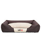 Hobbydog Exclusive Imperial Bed Brown leatherette and beige fur R5