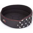 Hobbydog Foam bed Black with feet R6