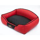 Hobbydog XL ELITE BED RED BLACK CUSHION