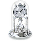 Haller Table Clock 25_821-161_001, Quartz, Silver, Analogue, Classic