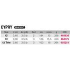 Shakespeare Cypry Tele Carpfishing Rod Grå 3,60 m / 3,00 Lbs