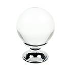 Beslag Design Knopp Crystal Crystal-30 glas/krom 430001-11