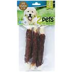 2 Pets Dogsnack Lamb Chewbone 17cm/3st