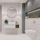 Arredo Kakel Newfoundland Ljusgrå Blank 30x60 cm 477236