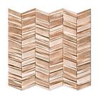 Hill Ceramic Klinker Chevron Brun 44x44 cm Matt KLR2213