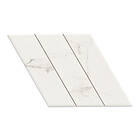 Hill Ceramic Klinker Diamond Vit Höger 40x70 cm Marmor 70x40 KLR2248