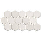 Hill Ceramic Klinker Hex White Vit Matt 27x51 cm KLR2513