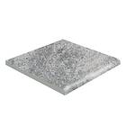 Hill Ceramic Klinker Ocean Bullnose Grå Blank 15x15 cm KLGA4136