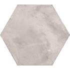 Konradssons Kakel Klinker Terra Grigio Grå Hexagon 22x25 cm 21,6x25cm 4720