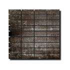 Lhådös Kakel Klinkermosaik Corten Svart 3x7 cm Mosaik 18500