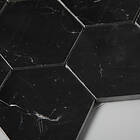 ArtStone Natursten Nero Marquina Hexagon Polerad 10x10 cm 98 CTR-MM-H15058