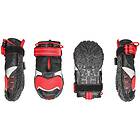 Kurgo Blaze Cross Dog Shoes Red 4-pack