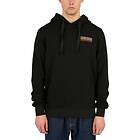 Knowledge Cotton Apparel Men's Oversized Badge Hood Sweat M, Black Jet