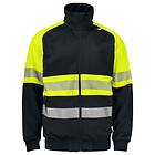 Projob Varseltröja 6120 Sweatshirt HV Kl 1 Sort/Gul S 646120-11-4