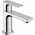 Hansgrohe Basin Mixer Rebris E 1-grepps 80 CoolStart med Lyftventil i Metall Bas