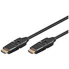 MicroConnect HDMI - HDMI High Speed with Ethernet (swivel) 1.5m