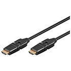 MicroConnect HDMI - HDMI Haute vitesse avec Ethernet (swivel) 3m