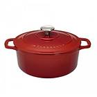 Chasseur Classique Rond Cocotte en fonte 32cm 8L