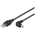 MicroConnect USB A - USB Mini-B 5-pin (angled) 2.0 1.8m