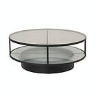Falsterbo furniture/fashion Soffbord Sofa Table Round Glass / Black 15004-180