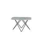 Venture Home Sofabord Tristar Marmor Sofa Table Black / White Glass Marble 15599