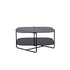 Venture Home Sofabord Un-line un-line Sofa Table Black / Smoked Glass black Marb