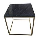 Venture Home Sidobord Estelle Side Table 50*50*H50 Black / Brass 19932-568