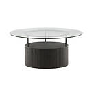 Venture Home Soffbord Bovall Sofa Table Black / Clear Glass 48000-010