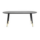 Venture Home Soffbord Dipp Sofa Table Black Veneer Legs w brass dipp 18104-188